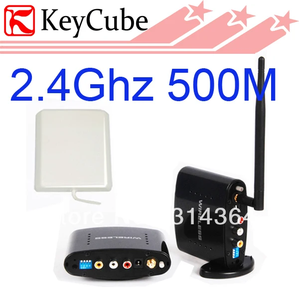 

2.4Ghz PAT370 Digital TV STB Wireless AV Sender and Receiver 500M Long Distance Support 6 Channel Free shipping