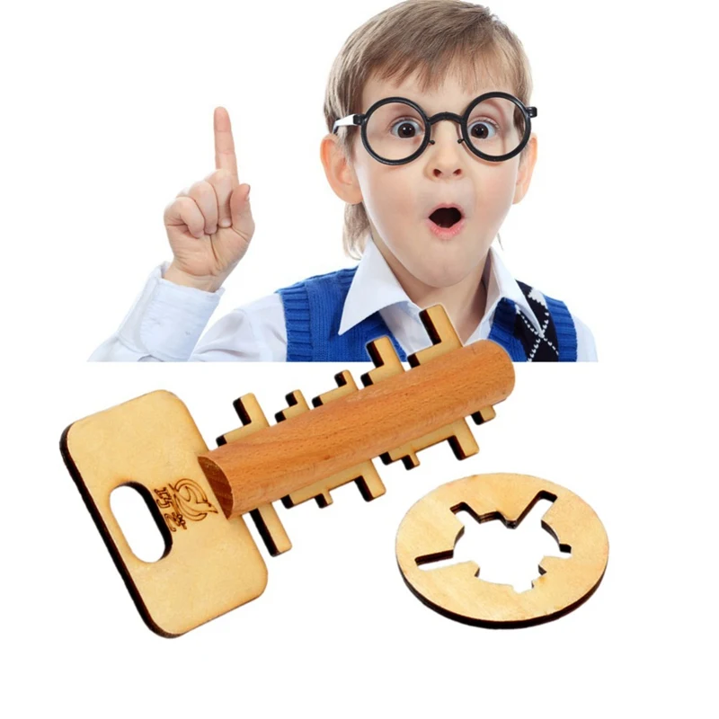 New Hot Sale Blocks font b Toys b font Bamboo Unlock Key Adult Educational font b