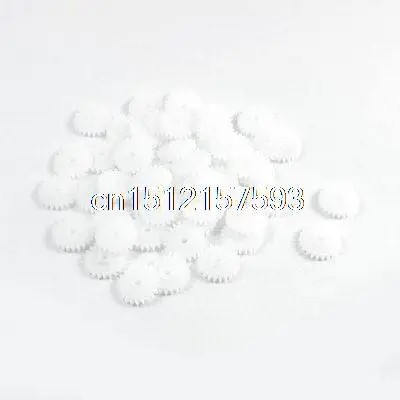RC Airplane Transmission Axle 12mm x 2mm 22 Teeth Plastic Motor Gear 50 Pcs