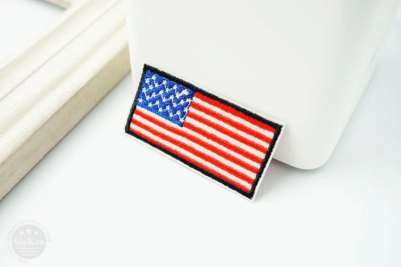 Американский флаг(Размер: 3,0x6,0 см) тканевые значки, декоративные нашивки для джинсов, сумок, одежды, шитья, декоративные нашивки