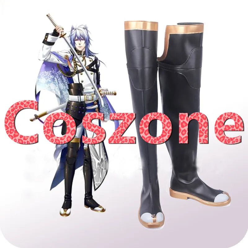 Sengoku Night Blood Uesugi Kenshin Cosplay Shoes (2)
