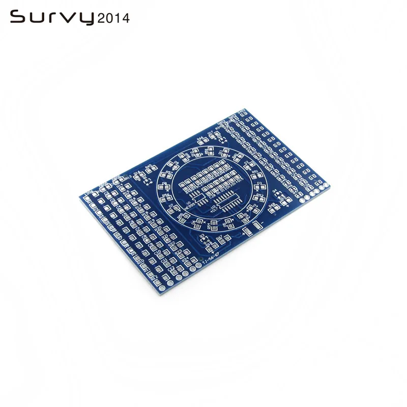 DIY CD4017 вращающийся светодиодный SMD NE555 пайки практический Совет комплект Фанни