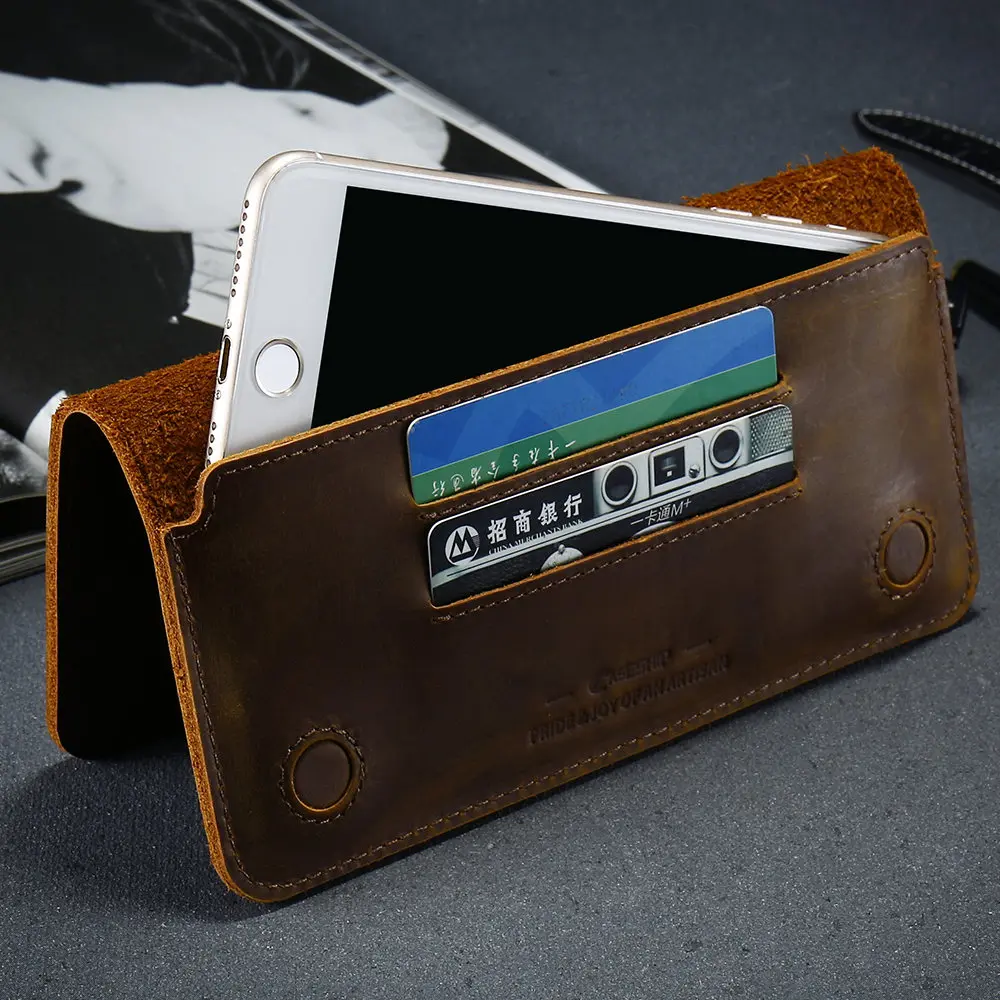 Чехол-кошелек из натуральной кожи для iPhone 7, 8 X, Роскошный чехол для телефона с отделениями для карт, чехол для iPhone 7, 8, 6 S Plus, чехол s