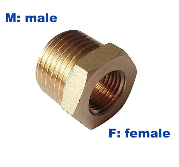 10 шт. в партии латунные водопроводные фитинги 1/8 1/4 7/16 " Папа-мама BSP резьба соединение стыковый соединитель медный адаптер