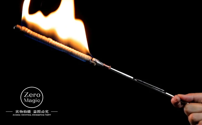 

Electronic fire to cane by ZF magic,Magic Tricks Appearing Cane Stage Illusions Accessories Gimmick Magie Wand,Charging