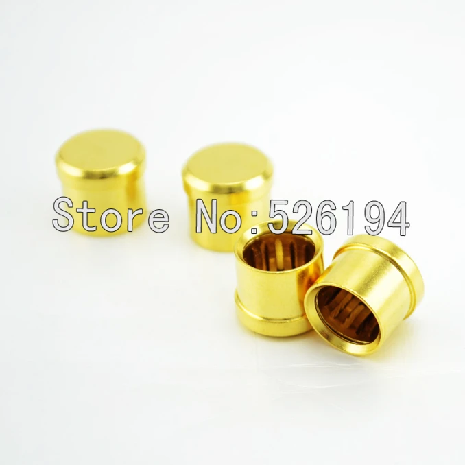 Free shipping 100pieces Noise Stopper Gold Plated Copper RCA Plug Caps Top Quality