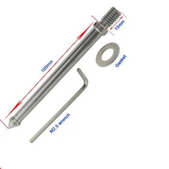 

3 Pcs 80/120mm Length 3/8 inch Tripod Monopod Spike Stainless Steel Tripod Foot Anti-slip Stand Nail Foot For Tripod/Monopod