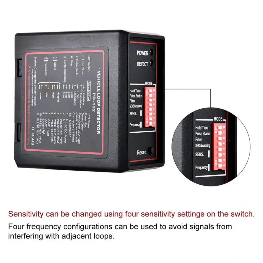 

220V Smart Automatic Barrier Opener Vehicle Loop Detector System