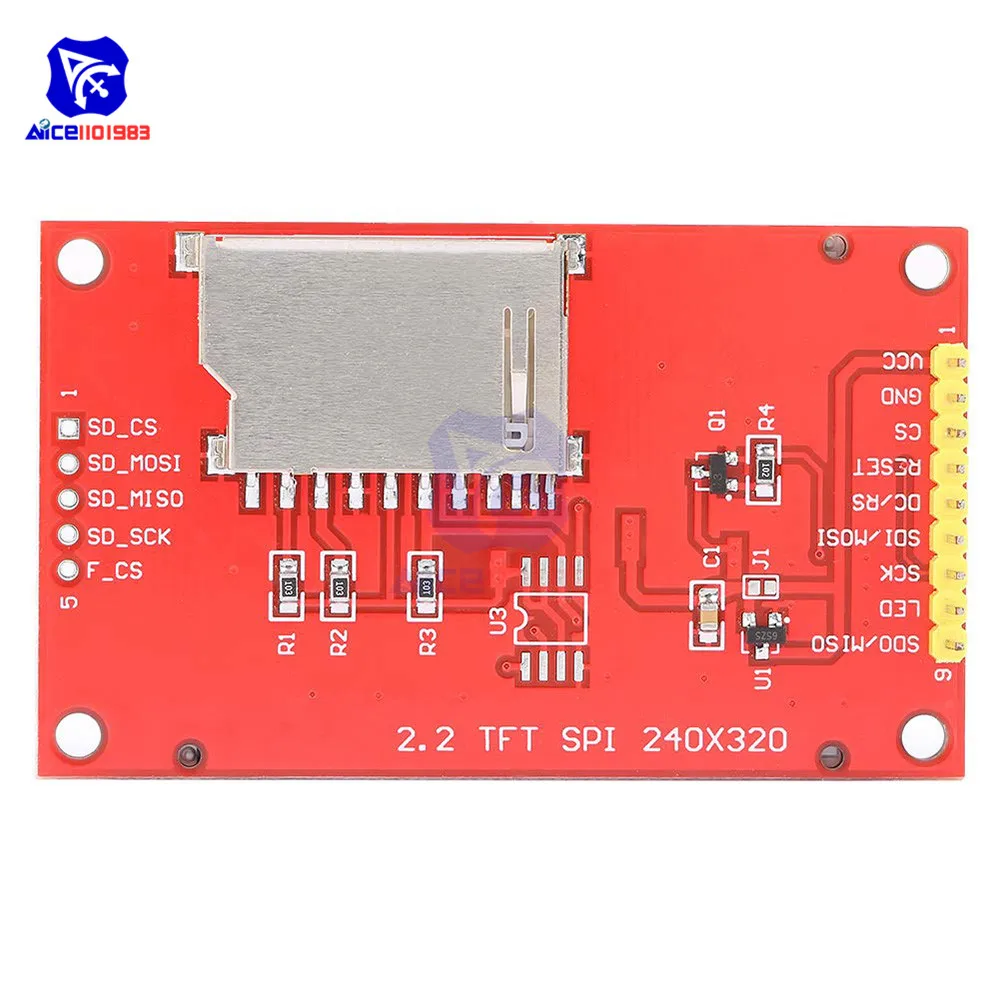 240x320 2.2 Inch TFT LCD Display Module SPI ILI9341 For 51//AVR//STM32//ARM Arduino
