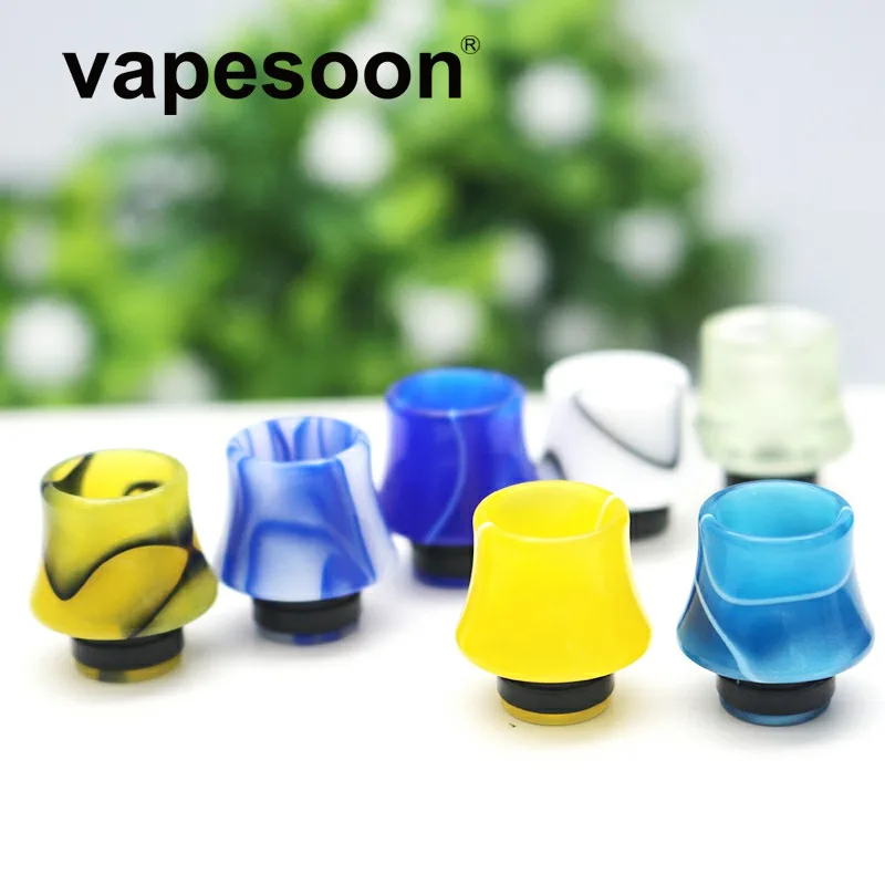 

25pcs Trapezoidal Acrylic Vape 510 Drip Tip for e-Cigarette 510 Thread Atomizer Melo 3 Mini IJust S TFV12 Baby Prince Tank