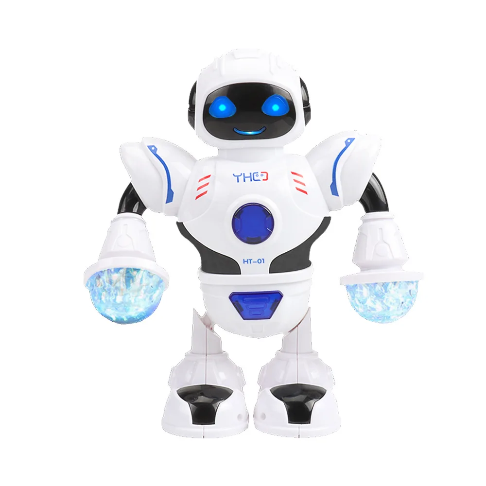 Space Dancer Humanoid Robot Toy With Light Children Pet Brinquedos Electronics Jouets Electronique For Boy Kids