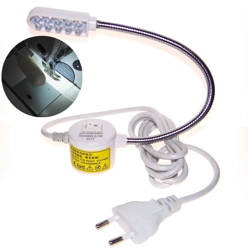 Sewing Machine Parts Tools Accessories 10 LED bar Bulbs Sewing Light