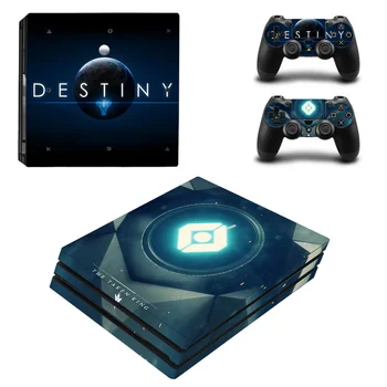 

Destiny For PS4 Pro Vinyl Skin Sticker Cover Wrap Console 2PCS Controller Skin Decal For Sony Playstation 4 Pro Game Accessories