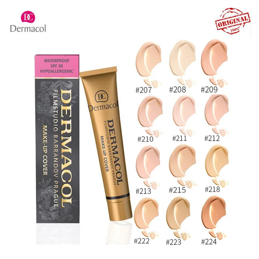 

Dermacol Original Pro Concealer Make up Cover Contouring for face Anti Cerne Corrector Foundation Cream Cosmetic Palette Contour