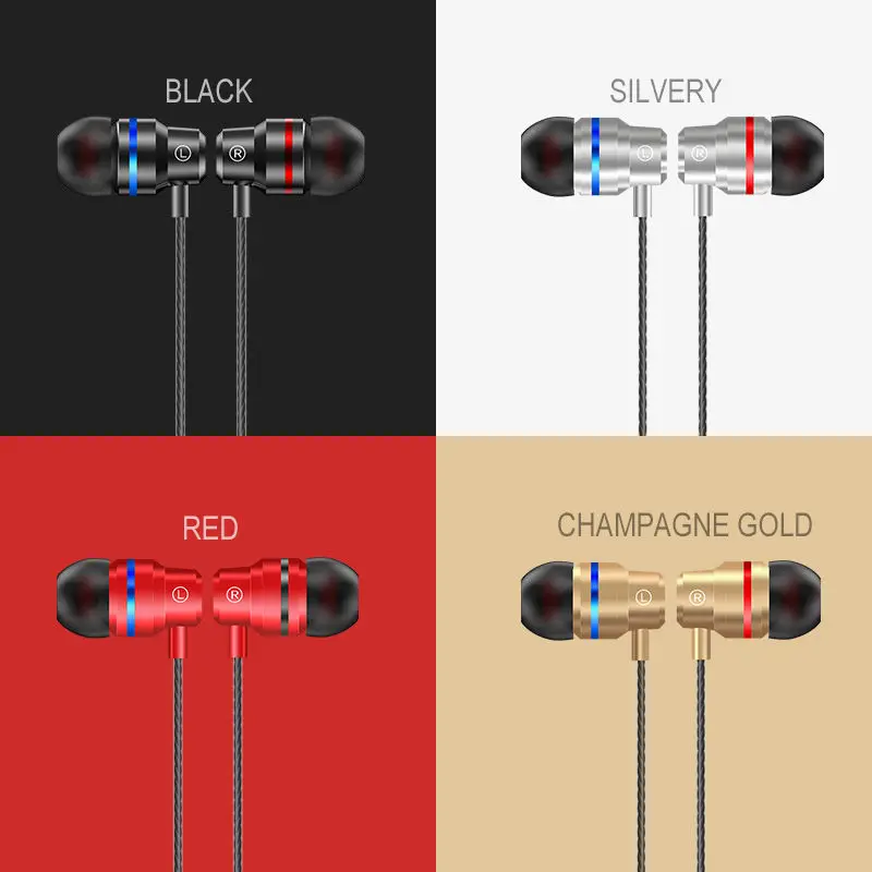 

USB Type-C Metal Sport Earphones 3.5mm Earphone Dynamic Drive HIFI Headset with Mic for Xiaomi Huawei Letv Earphone Earbuds
