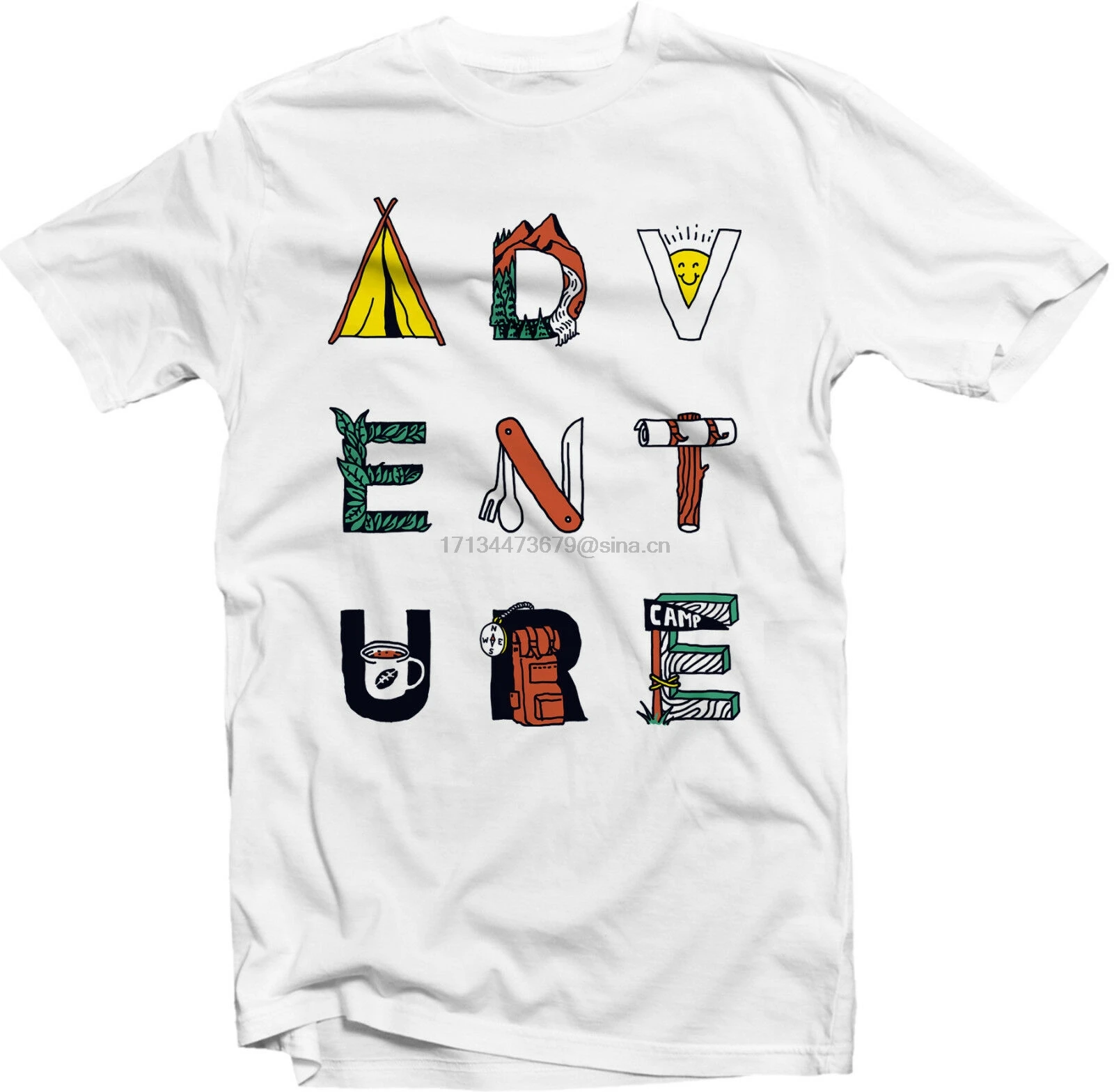 Мужская летняя футболка с надписью Adventure Time Travel Backpacking для отдыха прогулок