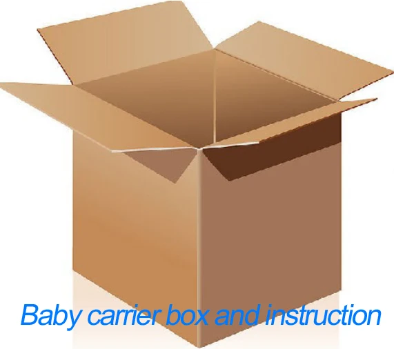 

The Baby Carrier box and Instructions (only for the baby carrier buyer)