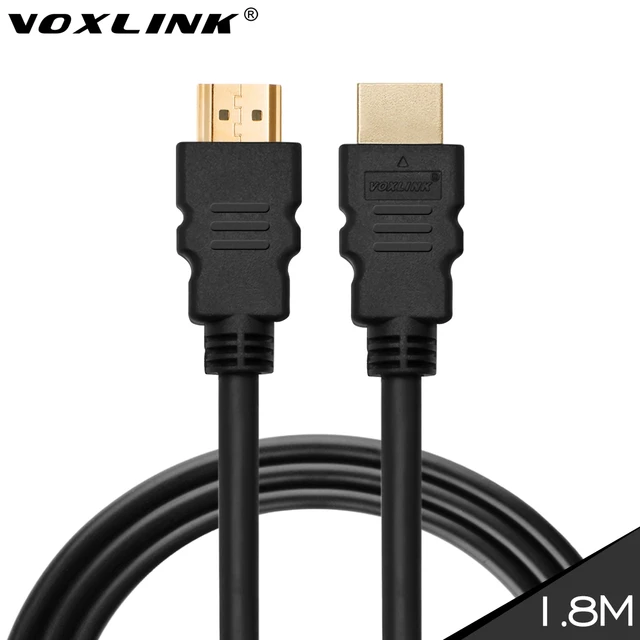 VOXLINK ПРЕМИУМ Позолоченные 1.8 М HDMI 2.0 кабели hdmi к hdmi video audio extender кабель-адаптер 4 К * 2 К 3D 2160 P