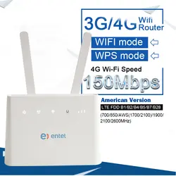 Открыл B310 4G LTE CPE Fdd Wi-Fi маршрутизатор широкополосного мобильного Hospot sim-карты Wifi маршрутизатор Беспроводной модем шлюз с 150 м Lan Порты и