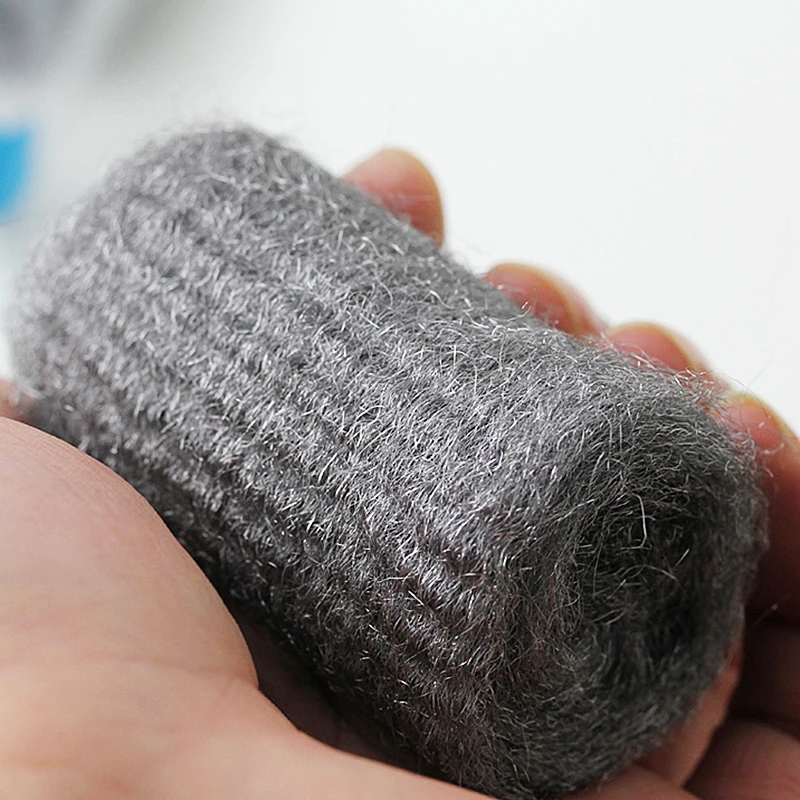12pcs/Lot Sponge Metal Mesh Super Detergent Tool Kitchen Steel Wool