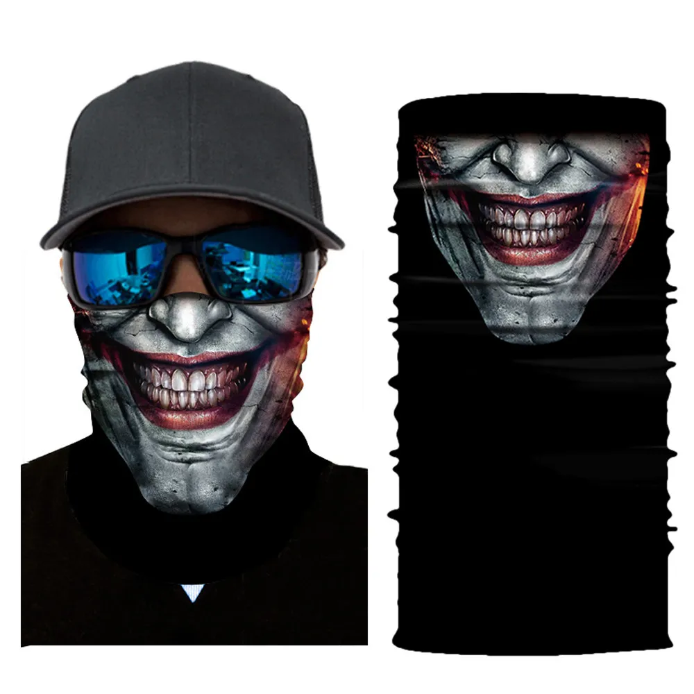 20 моделей велосипедная мотоциклетный головной платок шейный теплый череп маска для лица Лыжная Балаклава головная повязка страшная маска на Хеллоуин на открытом воздухе#30 - Цвет: K