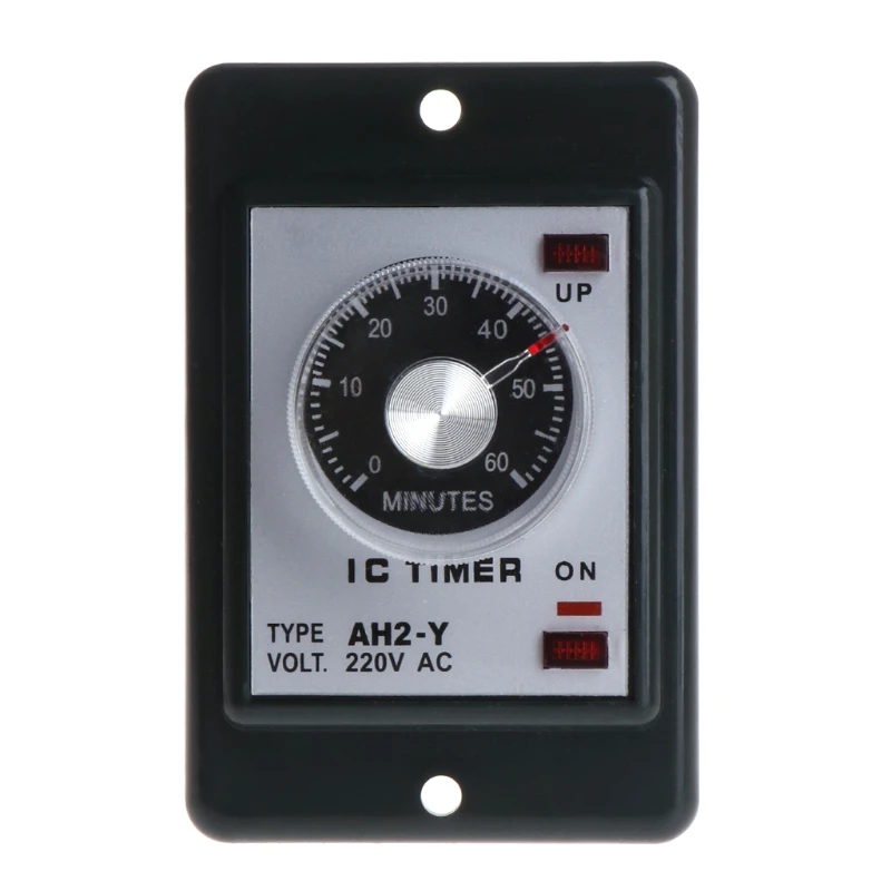 

0-60 Seconds/Minutes Power On Delay Timer Time Relay w socket base AC 220V AH2-Y