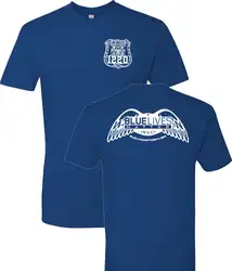 Мода 2019 г. горячая распродажа синий жизни материя значок и Крылья Логотип для мужчин футболка 1166