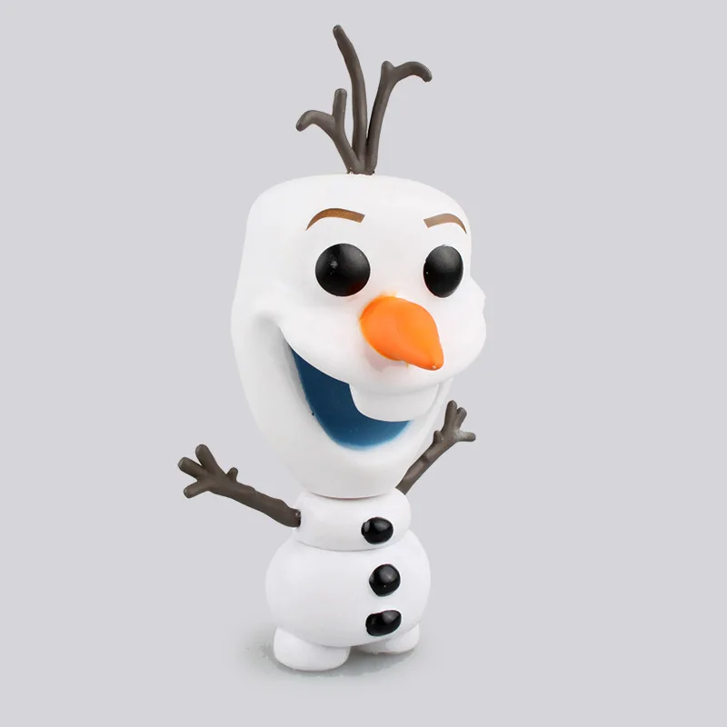 FUNKO POP Disney Cartoon Movie Frozen OLAF #79 PVC Action Figure brinquedos Collection Model toys for Children birthday Gift