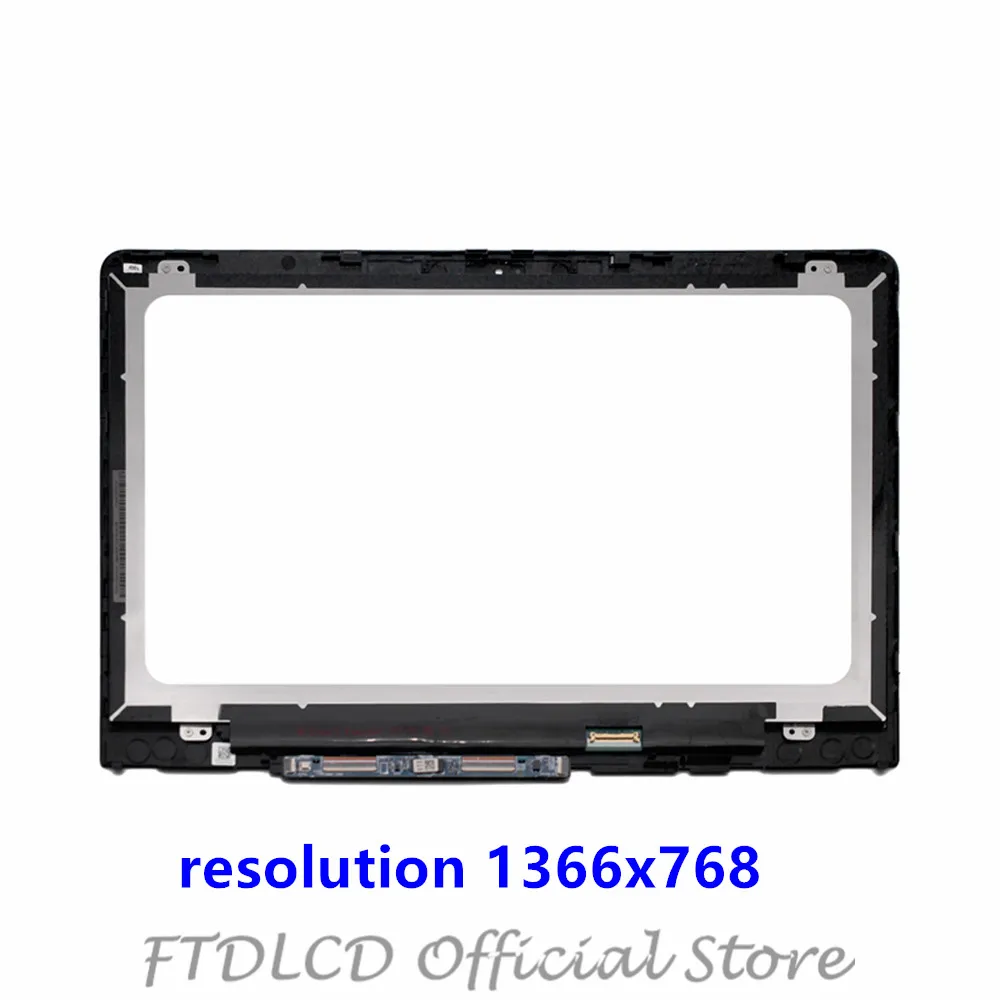 FTD lcd 14 ''ips lcd кодирующий преобразователь сенсорного экрана в сборе+ рамка B140XTN02. E N140HCE-EBA для hp Pavilion x360 14-ba 14-ba100na ba013ca