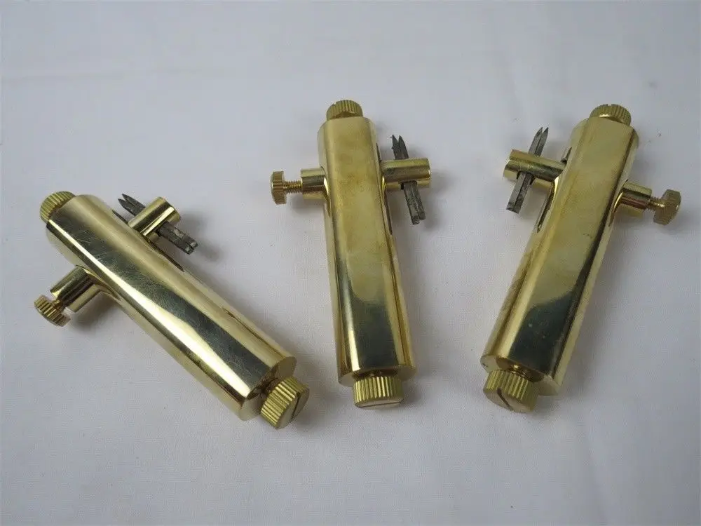 

2pcs Violin make tool,brass Purfle carving knife