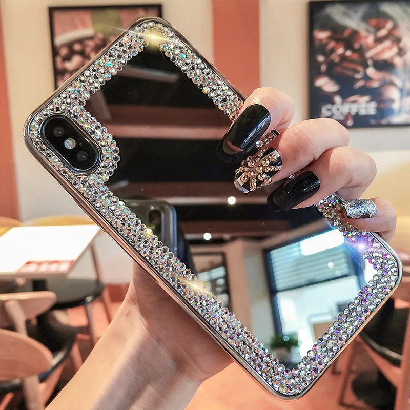 Зеркальный чехол для Samsung Galaxy Note 8 910 Plus A30 A50 A20 J3 A7 J7 2017 iphone 11 Pro X Xr 6 6s 7 XS Max Capa|Бамперы|