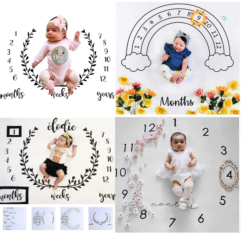 baby calendar blanket