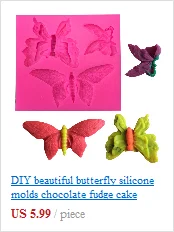 Крылья Ангела пищевой 3D помадка торт силиконовые формы Бабочка для обратного формирования Полимерная глина Шоколадные украшения инструменты F0335