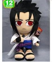 Movies TV gift toy naruto plush toy standing Itachi Uchiha Sasuke birthday gift about 32cm
