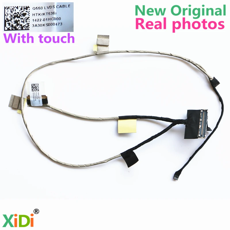 

NEW LCD LVDS CABLE FOR ASUS Q550 Q550L Q550LF LCD LVDS CABLE 1422-01SF0AS 1422-01HC000 With Touch