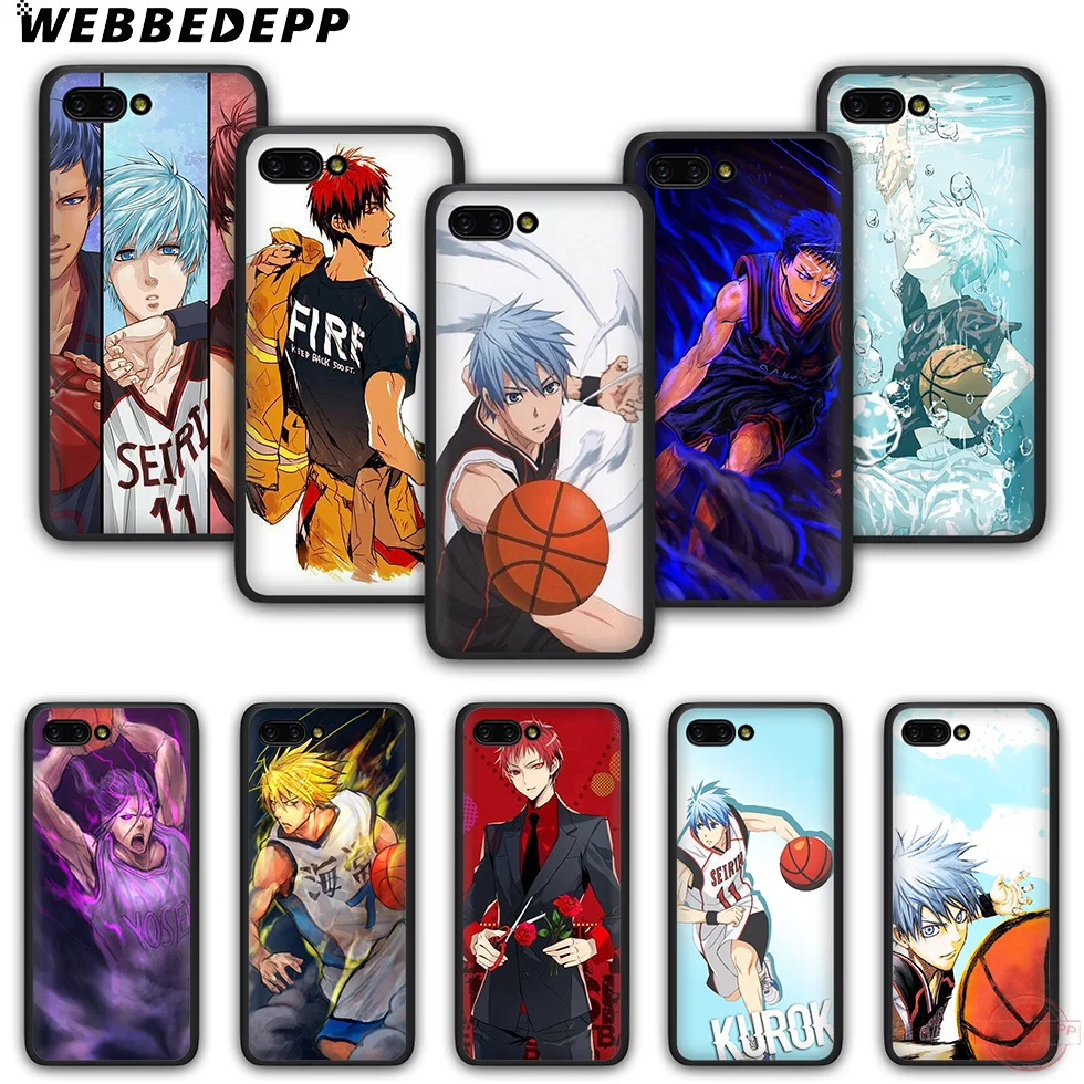 WEBBEDEPP Баскетбол Kuroko чехол для телефона из ТПУ с принтом Honor 6A 7A 2 ГБ/3 ГБ Pro 7C 7X 8X 8C 9 10