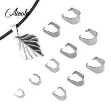 200 unids/lote de acero inoxidable cierres pizca fianzas encanto melón hebilla de semillas colgante DIY collar de conectores de la pulsera resultados de la joyería