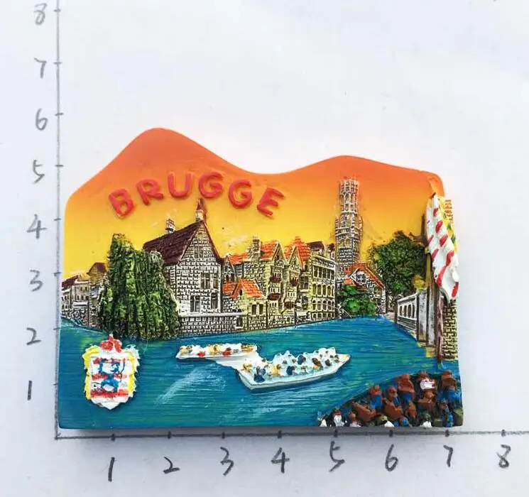 Belgium Bruges Fridge Magnets Souvenir