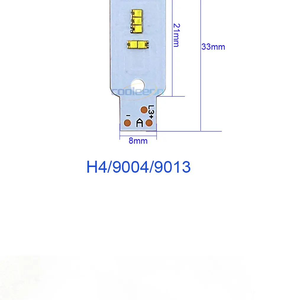ZES COB LED Chip for X3 Car Headlight Bulbs H1 H3 H4 H7 9005 9006 880 H13 9004 9007 Auto Headlamp Light Source X3 ZES Chip (4)
