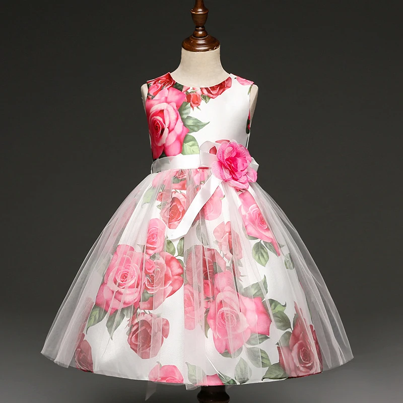 vestido dama de honra florido