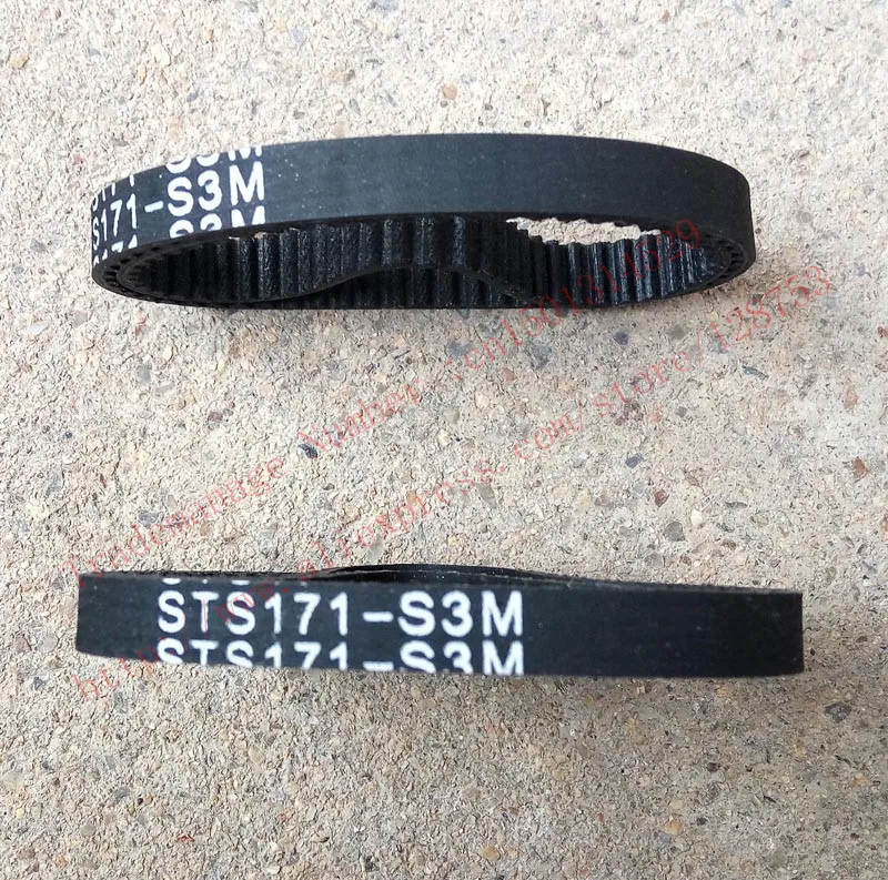 High Torque 5pcs S3M-171 Timing belt pitch 3mm length=171mm width