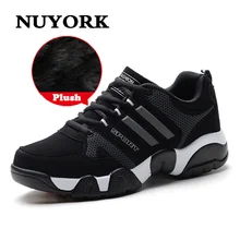 NUYORK Winter plus cashmere warm man cotton shoes casual sneaker men’s shoes fashion middle school students male boot 2018 new