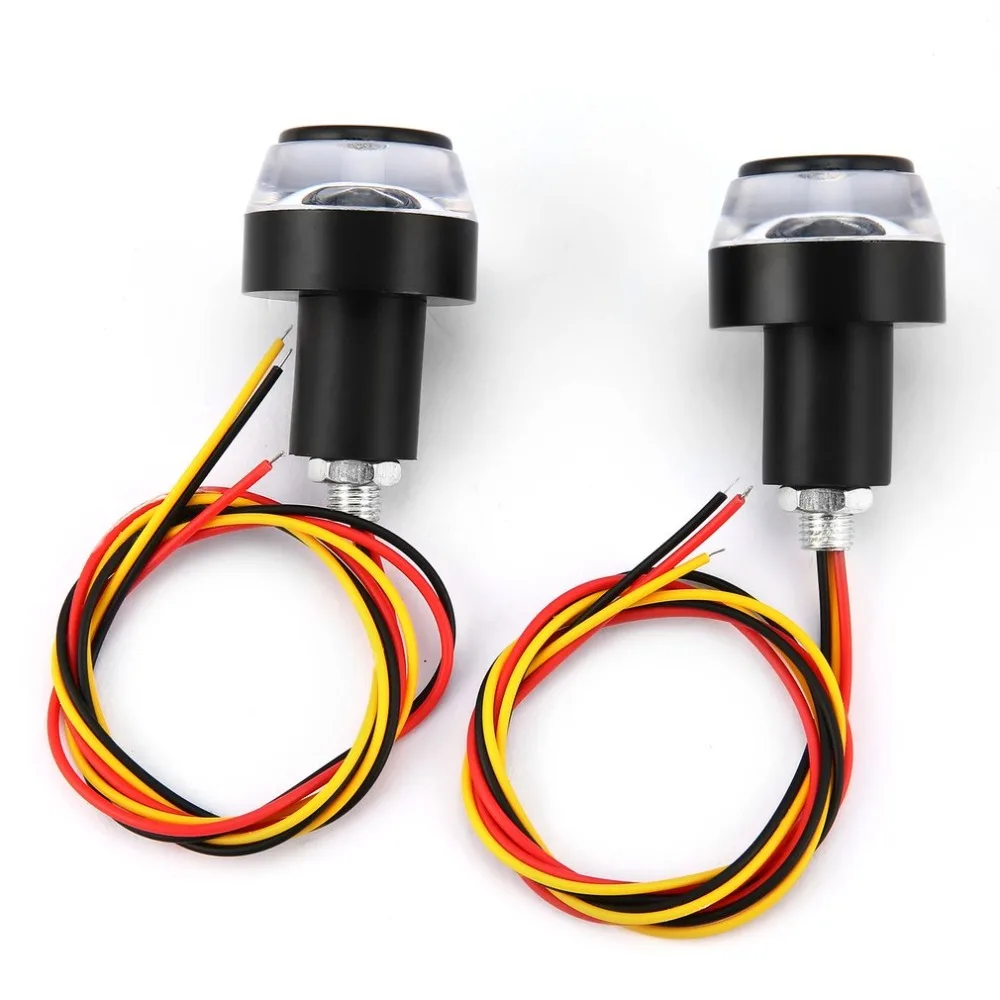 1 Pair 12V LED Turn Signal Indicator Light Handle Turning Signal Lamp