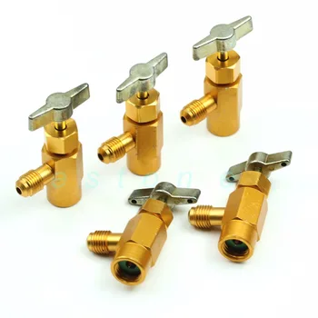 

QILEJVS Hot Selling Can Dispensing R-134a R-134 AC Refrigerant Tap 1/2" ACME Thread Valve Tool