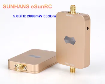 

5 Pieces Genuine SUNHANS eSunRC SH-RC58G2W 2000mW 33dBm 5.8Ghz WiFi Signal Booster Wireless Signal Amplifier For UAV, IP Camera