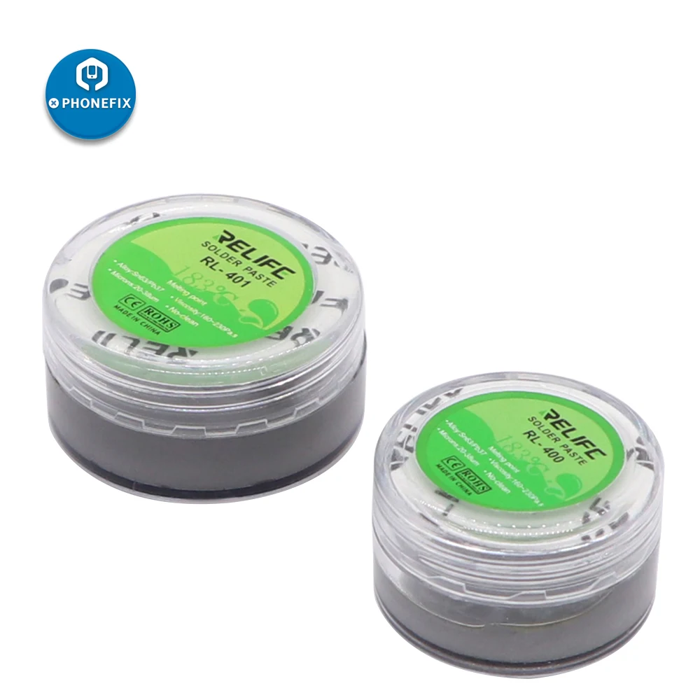 RELIFE 183°C Solder Paste Sn63 No-Clean Lead-Free Medium Temperature Soldering Flux Paste Phone BGA Soldering repair miller infinity welding helmet