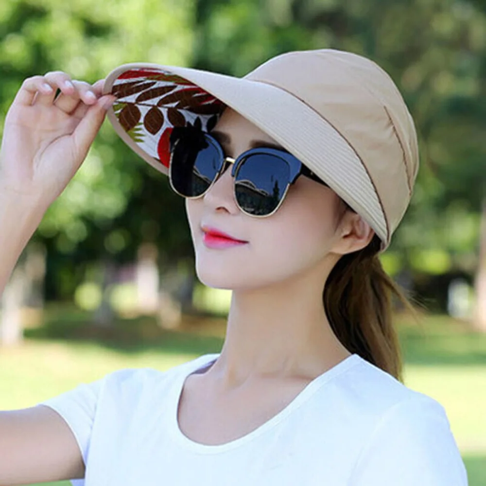 

Sun Hats Summer Women Outing Duck-Tongue Hat Ladies Empty-Top Outdoor Sun Cap women's summer hat with brim dames hoeden 15#