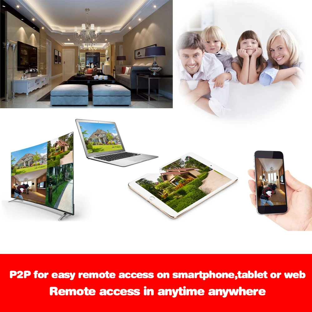 Murah Seksi 16CH AHD DVR 1080 P 1080N AHD N H CCTV Perekam Kamera Jaringan ONVIF 16 Channel IP NVR 1080 P 6CH Masukan Audio Multi Bahasa