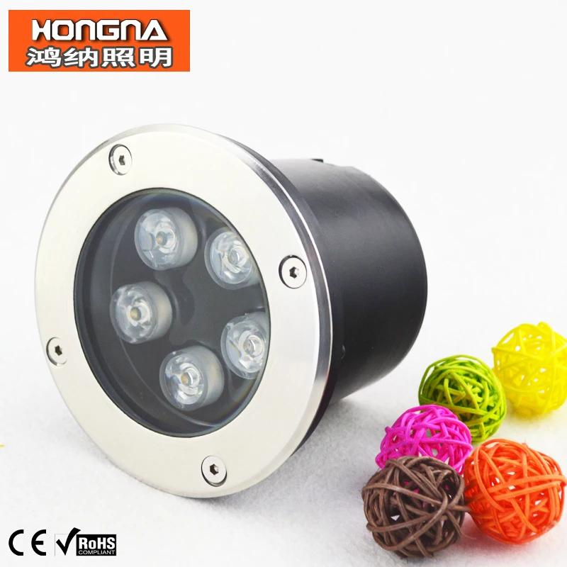 

Free Shipping 110V/220V 5W High Power LED Underground Lamp Waterproof IP68 Outdoor Underground Light