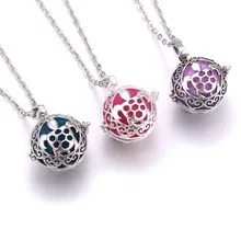 Новая черепаха шаблон полые медальоны для ароматерапии духи Арома диффузор ожерелье эфирные масла диффузор клетка кулон ожерелье